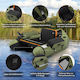 Costway Inflatable Boat Green with Paddles 135x109cm