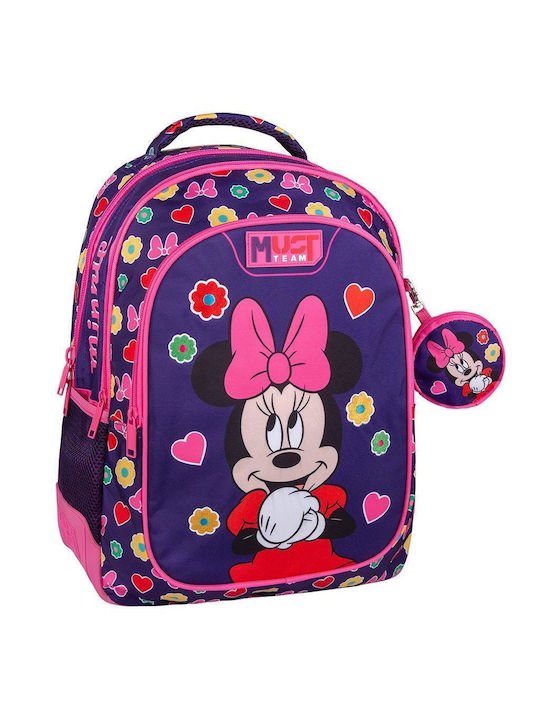 Διακάκης 3θηκες Minnie Πλάτης Μωβ Διακάκης 3θηκες Minnie Πλάτης Μωβ