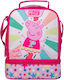 Peppa Pig Schulische Isolierte Kinder Lunchtasche Umhängetasche 7lt Mehrfarbig Peppa Schwein 22x16x28cm