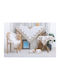 Liolios Home Runner Linen with Embroidery Pls-7b027 Lt Coffee 40x160cm
