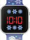 Disney Kids Digital Watch Frozen with Rubber/Plastic Strap Blue