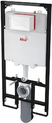 Alcaplast Wall Mounted Plastic Low Pressure Rectangular Toilet Flush Tank