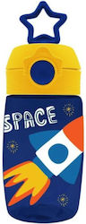 Must Team Plastic Kids Water Bottle with Straw ...