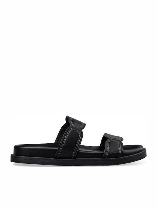 Flache Sandalen für Damen Flatforms in Schwarz Farbe