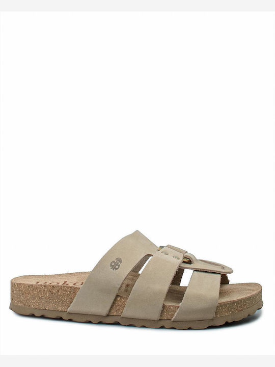 Yokono Women's Flat Sandals Flatforms in Beige ...
