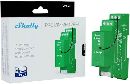 Shelly Wave Pro Dimmer 2pm Dimmer Ράγας WiFi 240V
