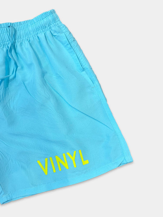Vinyl Art Clothing Ανδρικό Μαγιό Σορτς Γαλαζιο