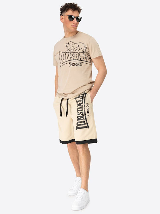 Clennell Men's Swimwear Shorts Sand/Black with Patterns