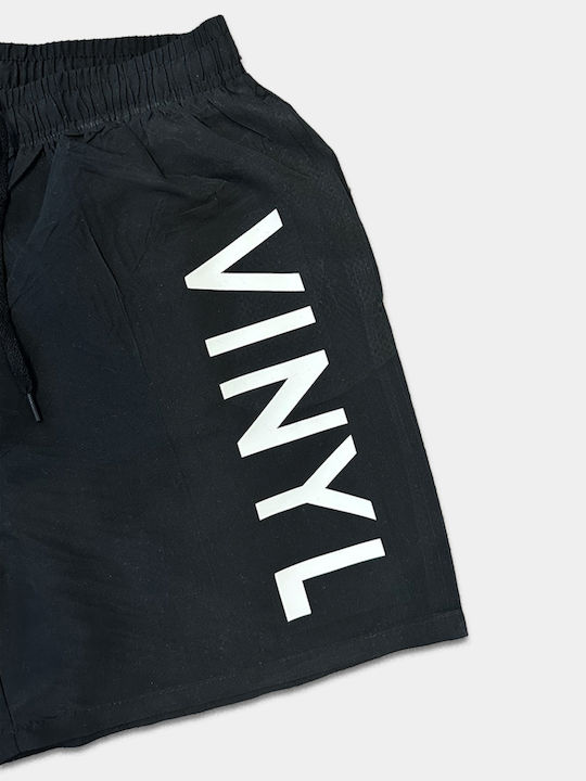 Vinyl Art Clothing Ανδρικό Μαγιό Σορτς Μαύρο