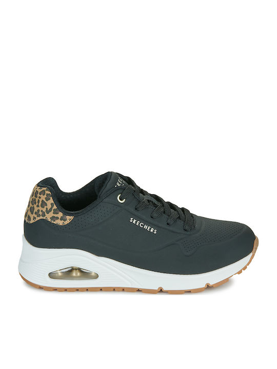 Skechers Сникърси Платформи Черни