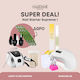 SML Nail Polish Curing Lamp UV / LED Set 65W White