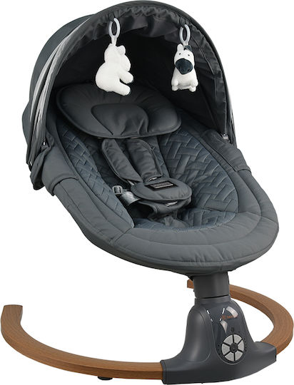 Bebe Stars Fluffy Elektrisch Baby Relax Smoked Grey Bebe Stars Fluffy Elektrisch Baby Relax Smoked Grey