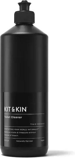 Eco Gel Badezimmerreiniger Toilette Kiefer & Zedern Duft 1l Kit&kin
