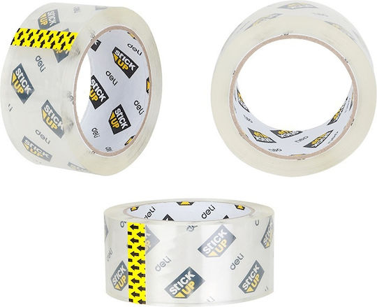Deli Αυτοκόλλητη Ταινία Διπλής Όψης Διάφανη 48mx48mm 6τμχ