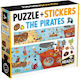 Headu Piraten-Puzzle mit über 200 wiederverwendbaren Stickern