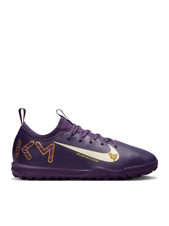 Mercurial Vapor 16 Academy Kylian Mbappé TF Ghete De Fotbal Pentru Copii Cu Talpă Cu Crampoane Violet Intens / Fildeș Pal
