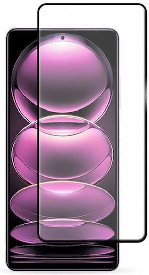 3D Full Face Tempered Glass Negru (Redmi Note 12 Pro 4G)