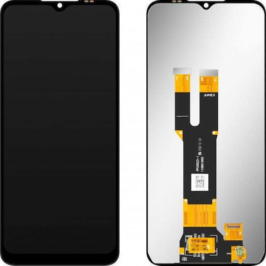 Madrid Papel Οθόνη με Μηχανισμό Αφής και Πλαίσιο για Nokia C22, Nokia C32 (Μαύρο)