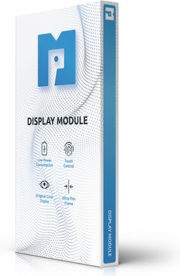 Madrid Papel Screen with Touch Mechanism and Frame for ZTE Blade V50 Design 4G (Black)