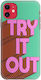 Thiki-mania X Glossy Try It Out Custom Silicone Case Green