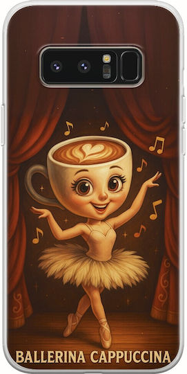 Brainrot Ballerina Cappuccina Samsung Galaxy Note 8 Flexible TPU Transparent Silicone