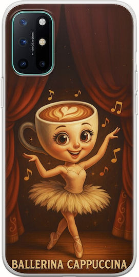 Brainrot Ballerina Cappuccina Oneplus 8 Flexible TPU Transparent Silicone