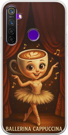 Brainrot Ballerina Cappuccina Realme 5 Pro Flexible Tpu Διάφανη Σιλικόνη