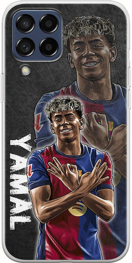 Football Stars Lamine Yamal Samsung Galaxy M53 5G Flexible TPU Transparent Silicone