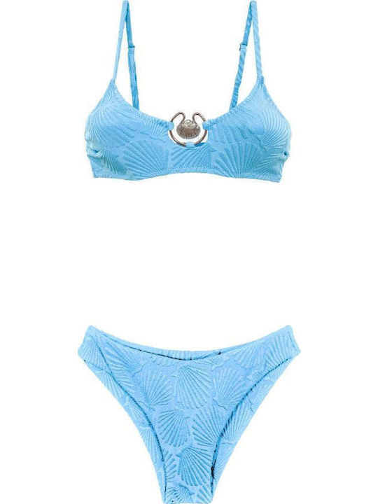 Set Bikini Μπουστάκι Γαλαζιο