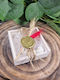 Wedding Favor Wooden Box with Wheat and Wax Seal