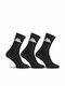 Rouxaki Sportsocken Schwarz 3 Paare