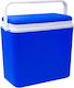 Cutie frigorifică portabilă pentru camping sau plajă 10L capac 28x20x28.5cm albastru