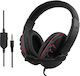 Andowl 465163127878878 Over Ear Gaming Headset με σύνδεση 3.5mm for PC / PS4 / XBOX