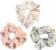 Set aus 3 Haargummis Rosa Weiß Hellblau Bode 47286