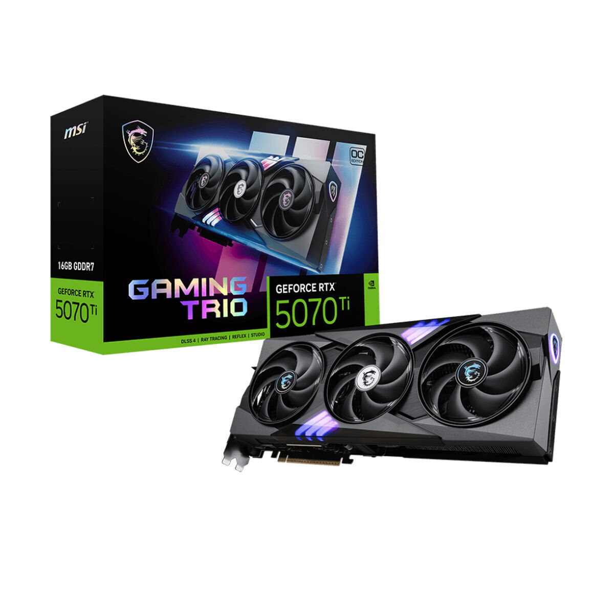 MSI GeForce RTX 5070 Ti 16GB GDDR7 Gaming Trio OC Κάρτα Γραφικών