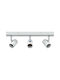 vidaXL Triple Spot with Socket E27 in White Color
