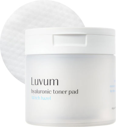 Luvum Pads Τόνωσης Προσώπου με Υαλουρονικό Οξύ για Ευαίσθητες Επιδερμίδες 60τμχ