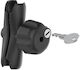 RAM Mount Double Auto Handyhalterung mit verstellbaren Haken Rosa