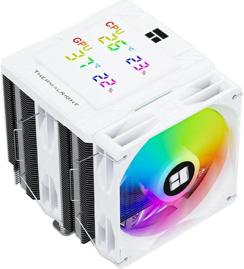 Thermalright Peerless Assassin 120 Ψύκτρα Επεξεργαστή για Socket AM5/1200/115x/1700 με ARGB Φωτισμό Λευκή