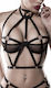 Black Harness Top Half Cups