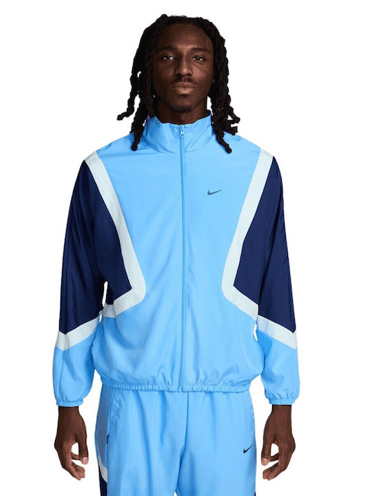 light blue nike windbreaker