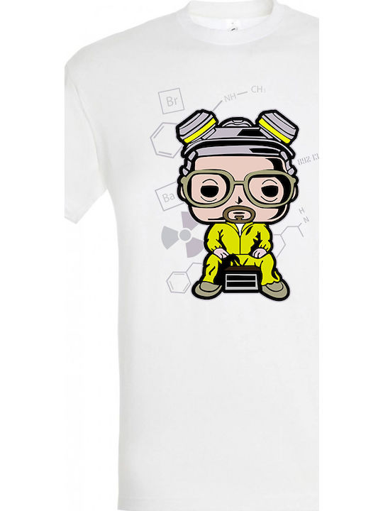 Herren T-Shirt Stedman Weißes Design Breaking Bad Dp2810