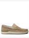 Velour Ανδρικά Loafers σε Καφέ Χρώμα
