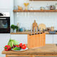 Relaxdays Kitchen Base Bamboo