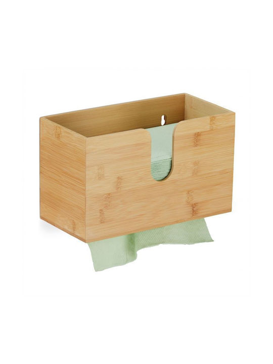 Relaxdays Suport pentru șervețele Lemn Bej 16x27x13cm 10033886