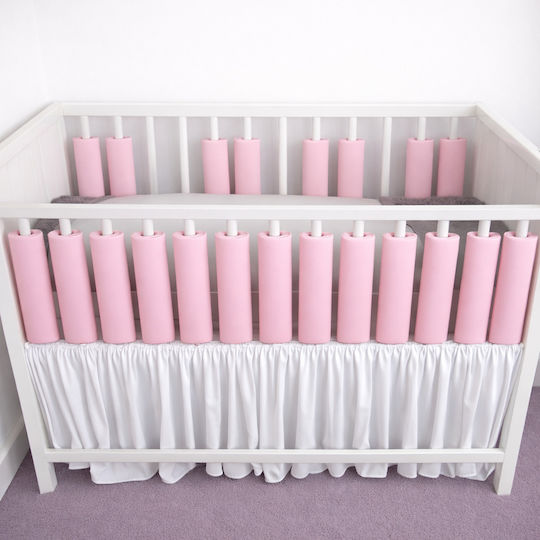 Individual Crib Bumpers Pink