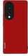 Sonique Colorbloc Serie Hülle für Honor 70 5G Rot