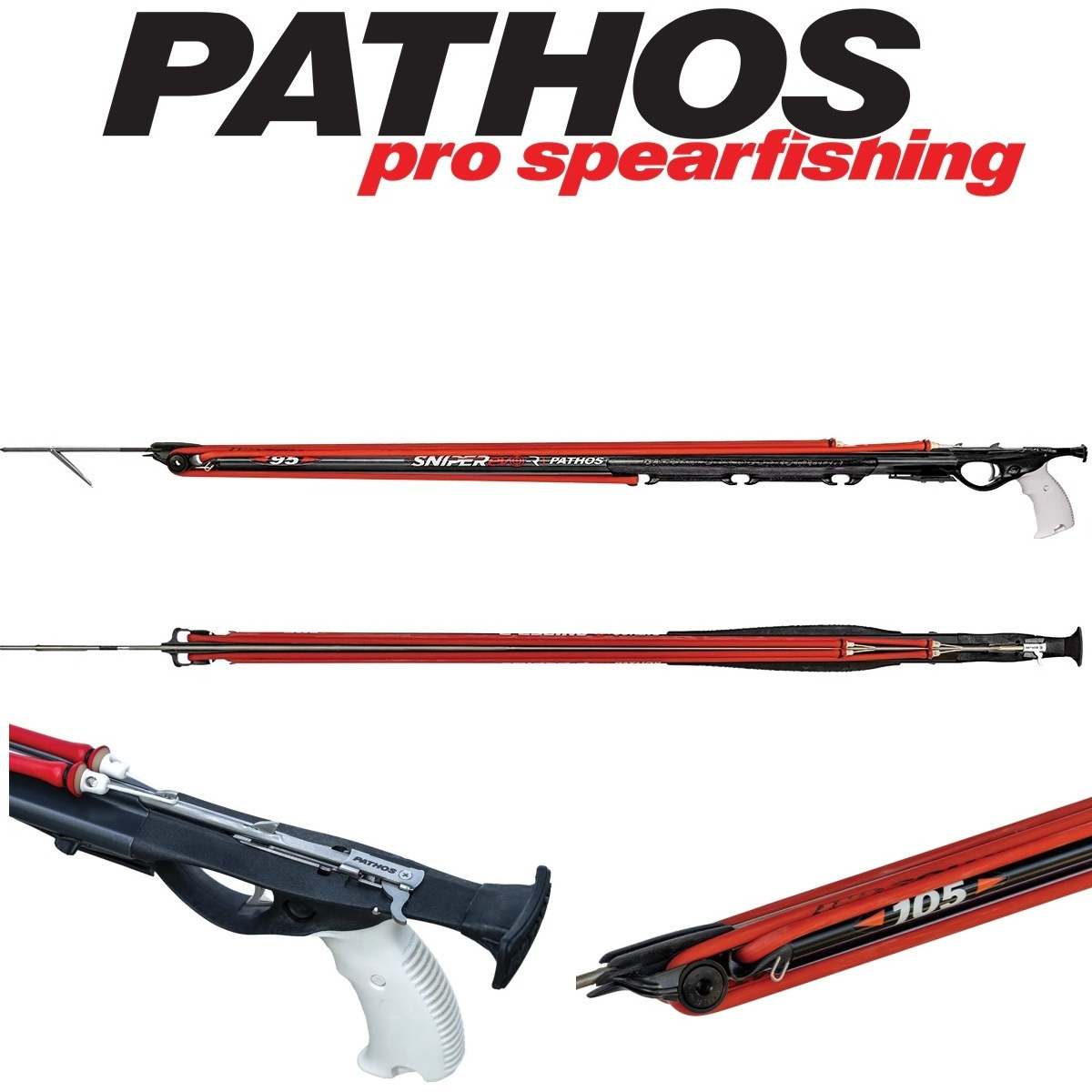 Pathos Speargun Rubber Sniper Evo Roller Plus 75cm E1869 | Skroutz.eu