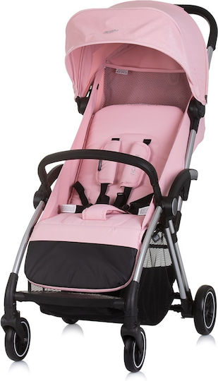 Chipolino Illusion Cărucior pentru Bebeluși Potrivit pentru Nou-născut Pink Marshmallow 8.5kg