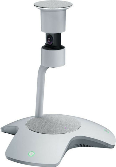 Yealink Smartvision 60 Video Conference Camera 1303130 Microphone 10k Panoramic Camera 360° Field View Usb White